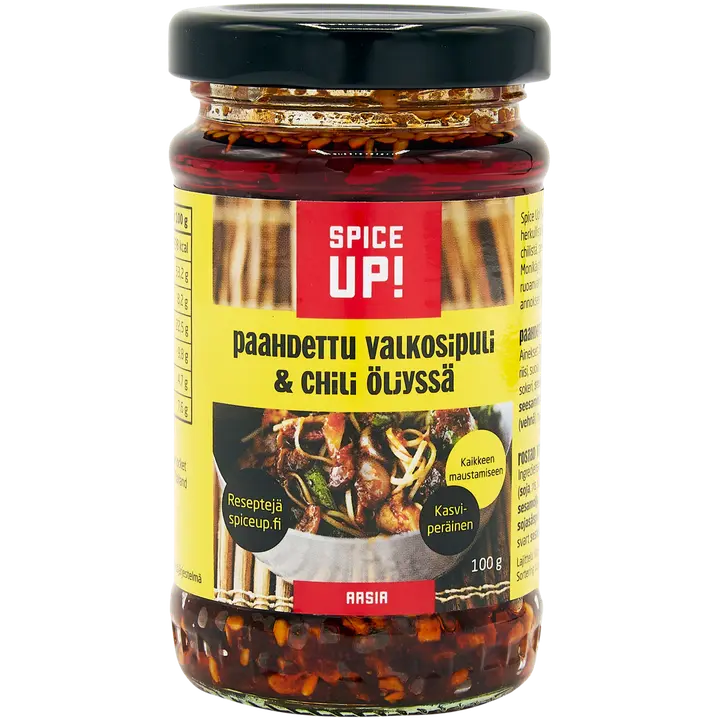 Spice Up! Paahdettu valkosipuli & chili öljyssä 100g