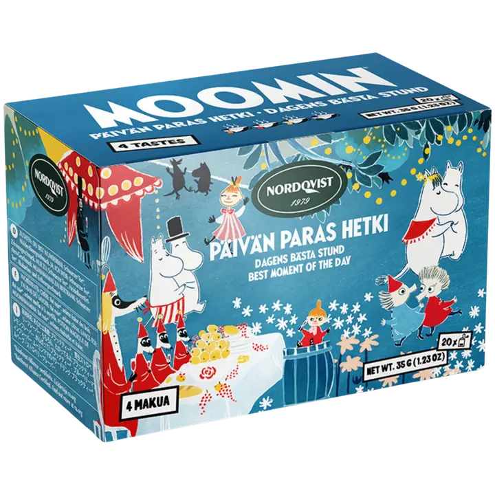 Nordqvist Muumi Päivän paras hetki 20x1,75g musta maustettu pussitee