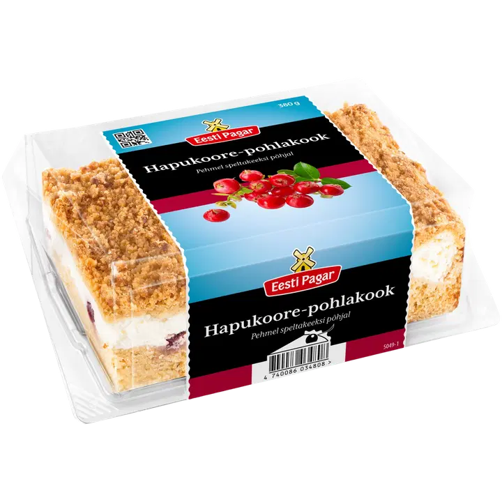 Eesti Pagar Hapukoore-Pohlakook 380 g