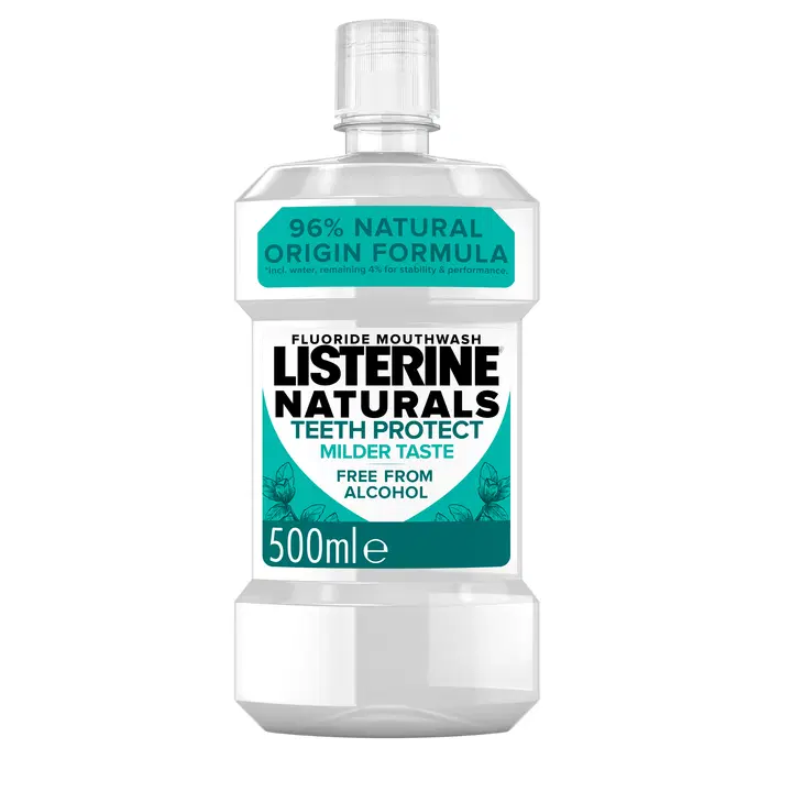 Listerine® Naturals Teeth Protect Milder Taste suuvesi 500ml