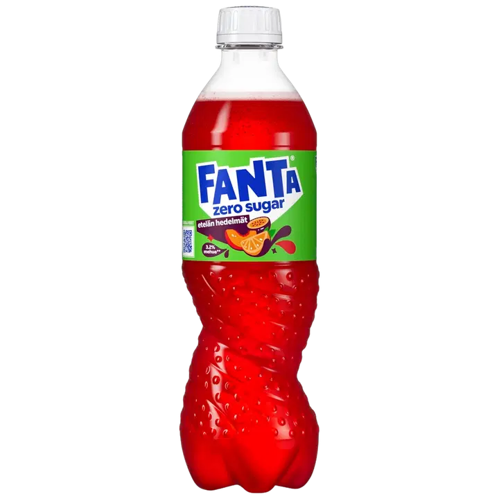 Fanta Etelän Hedelmät Zero virvoitusjuoma muovipullo 0.5 L