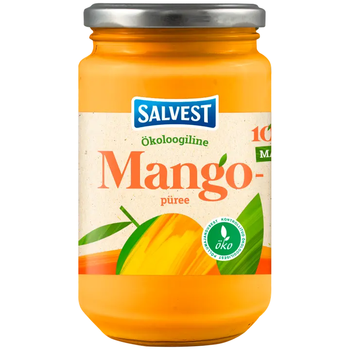 Salvest ökoloogiline mangopüree 450 g