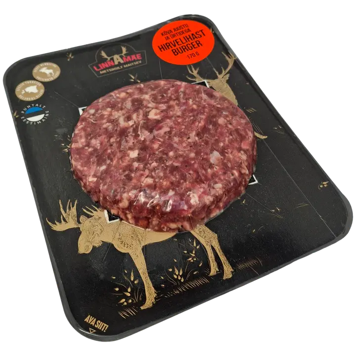 Linnamäe Juustu Ja Ürtidega Hirveliha Burger 170