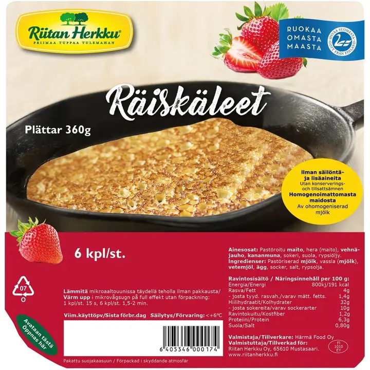 Riitan Herkku Räiskäleet 360g