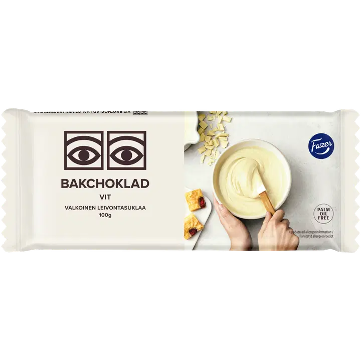 Fazer Ögon Valkoinen Leivontasuklaa 100g
