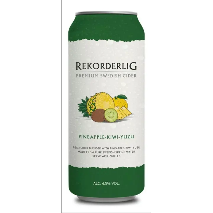 Rekorderlig Pineapple&Kiwi&Yuzu siider 4,%vol 500 ml