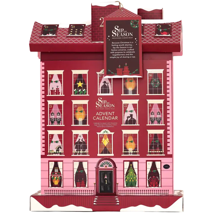 English Tea Shop Luomu Teejoulukalenteri Joulutalo24pss 48g
