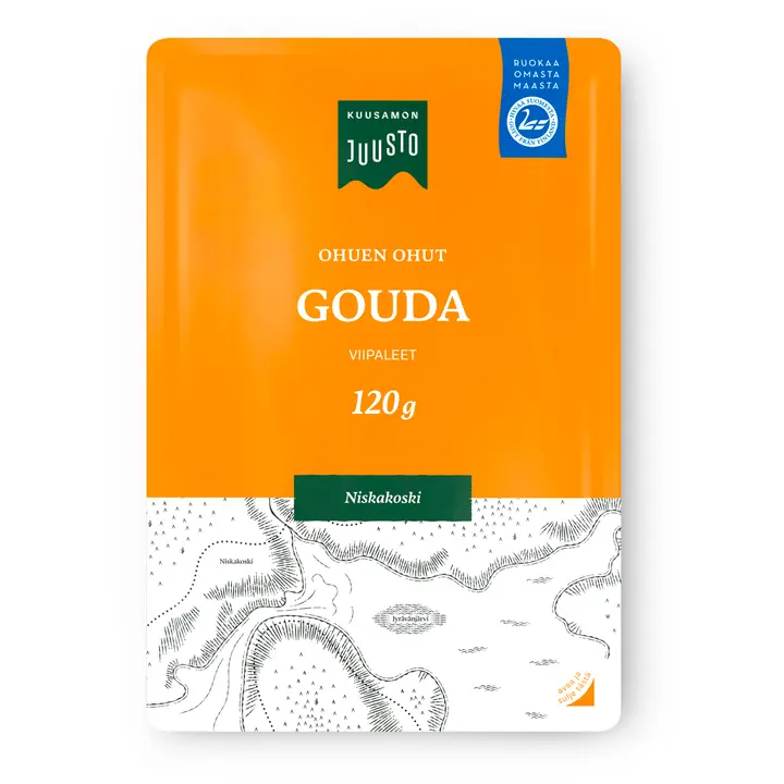 Kuusamon Juusto Goudaviipale 120 g
