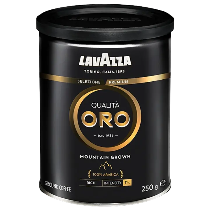 Lavazza Qualita Oro Mountain Grown jahvatatud kohv purgis, 250 g