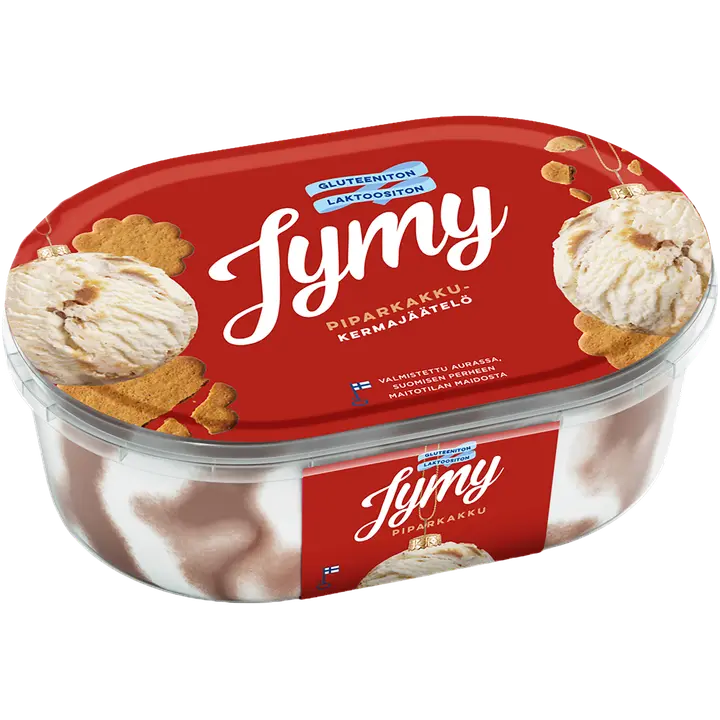 Jymy Piparkakku laktoositon ja gluteeniton kermajäätelö 900ml