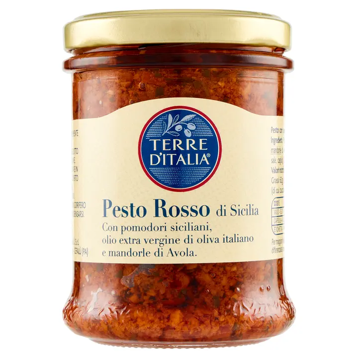 Terre d'Italia Pesto Rosso di Sicilia pestokastike 190g