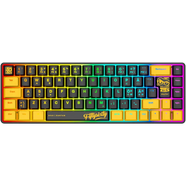 Mänguri klaviatuur 5060 Bantam Mini LED must