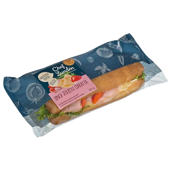 Chef Lunden Singi-Juustu Ciabatta 200G