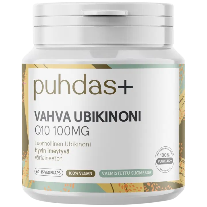 Puhdas+ Ubikinoni 100 mg 60+15kaps