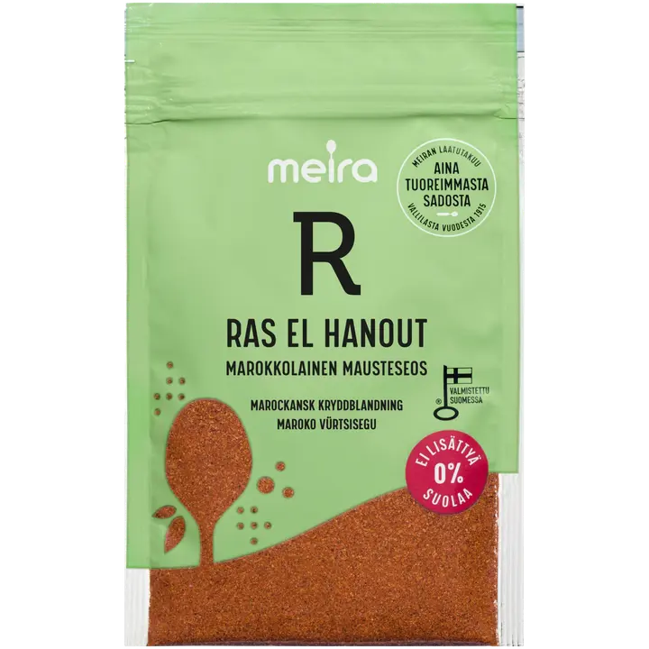 Meira ras el hanout maitseainesegu soola pole lisatud 25g