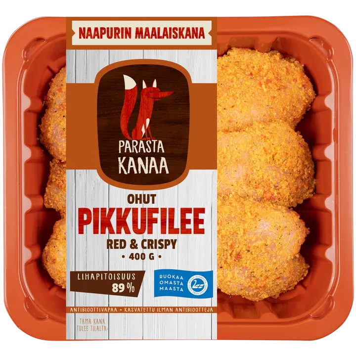Naapurin Maalaiskanan ohut pikkufilee, Red & Crispy 400g