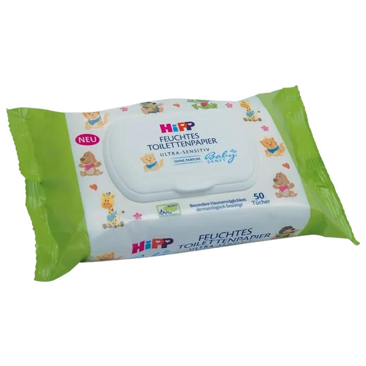 HiPP Niisked laste tualettpaberid 50 tk