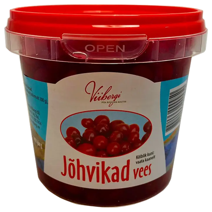 Kultuurjõhvikad vees 360 g