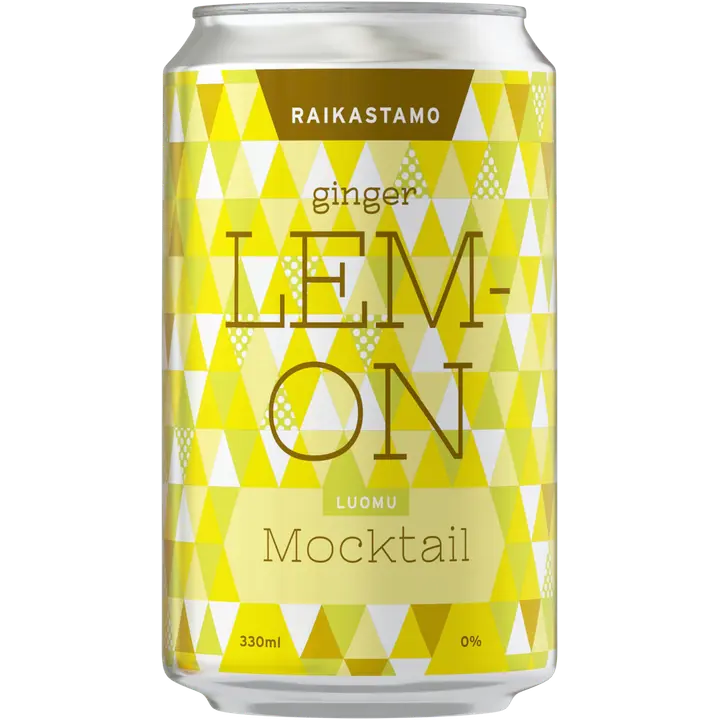 Raikastamo Luomu Mocktail Ginger-Lemon 330ml