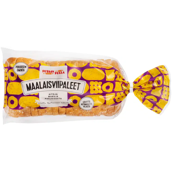 PutaanPulla Maalaisviipaleet 380g siivutettu vehnäleipä