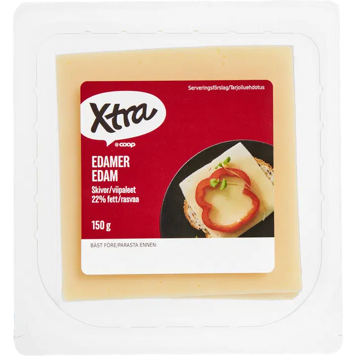 Xtra 150g Edam juustoviipaleet 22%