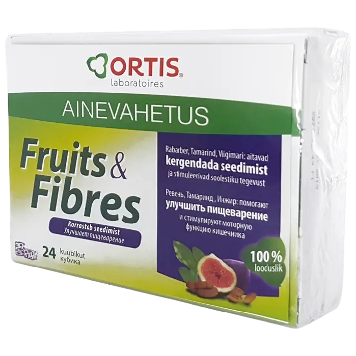 Ortis puuviljakuubikud Teholaxa 24 tk.