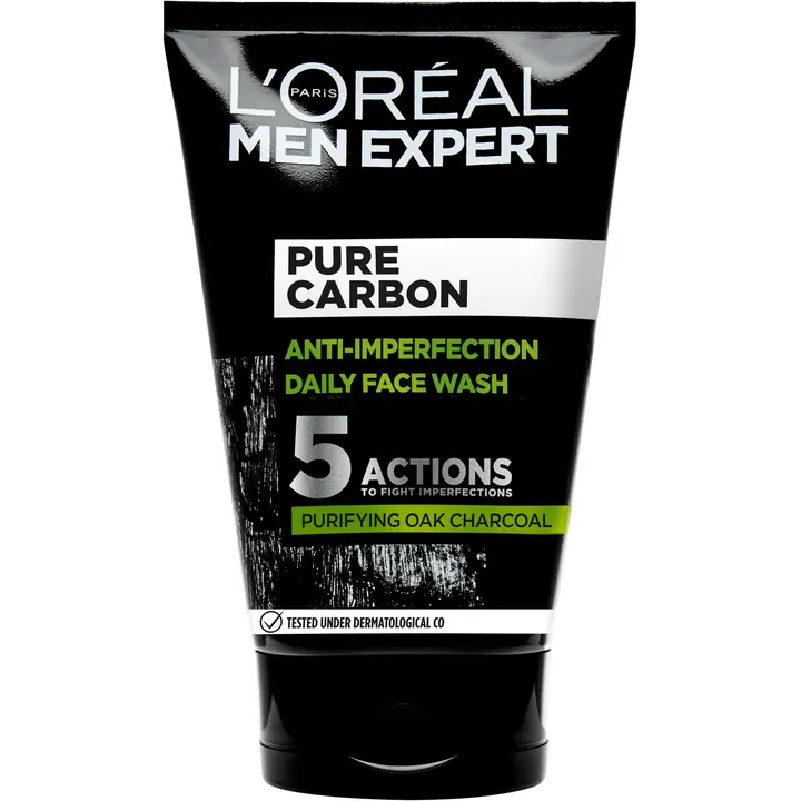 L'Oréal Paris Men Expert Pure Carbon kasvojenpuhdistusgeeli epäpuhtauksia vastaan 100ml