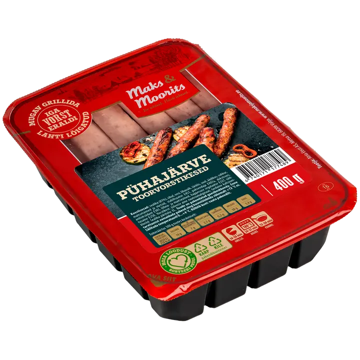 Maks ja Moorits Pühajärve Toorvorstikesed 400G