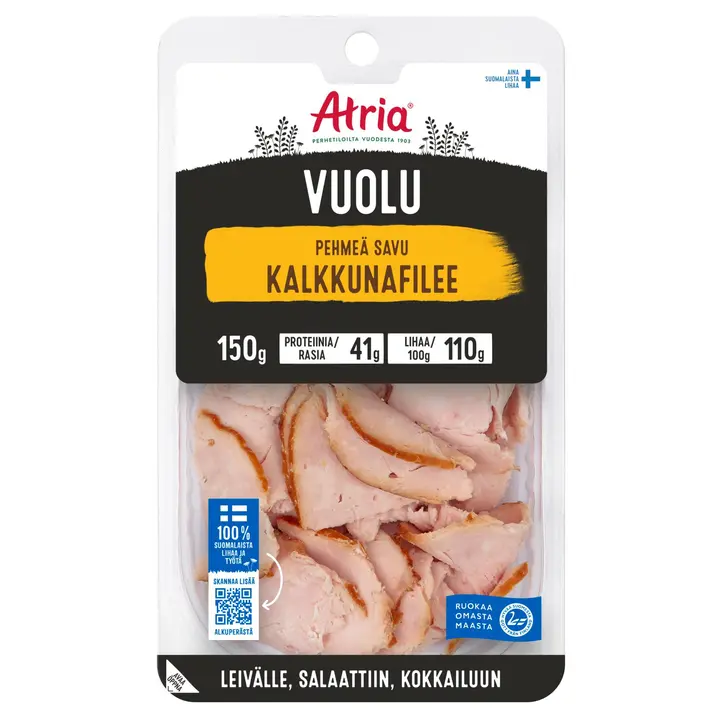 Atria Vuolu Kalkkunafilee Pehmeä Savu 150g