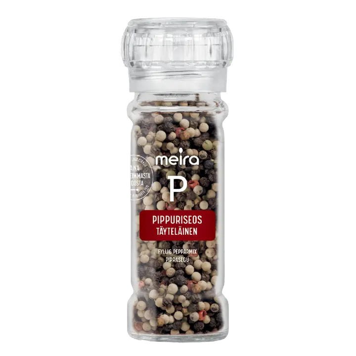 Meira Pippuriseos täyteläinen ei lisättyä suolaa mylly 49g