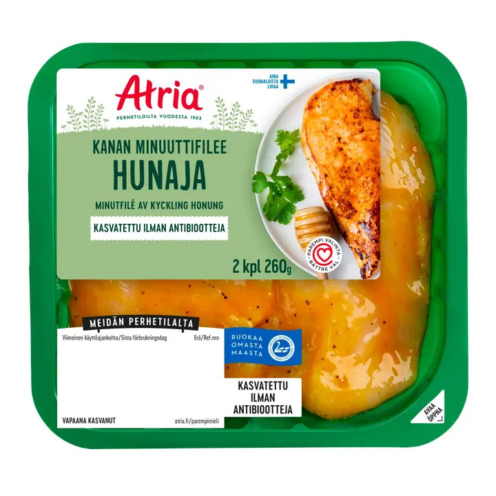 Atria Kanan Minuuttifilee Hunaja 260g