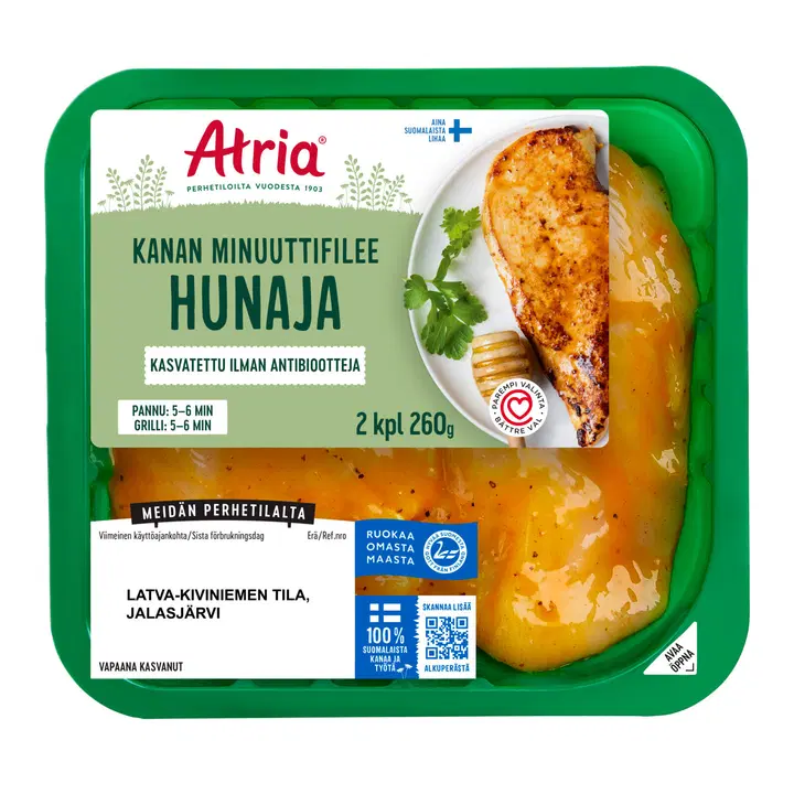 Atria Kanan Minuuttifilee Hunaja 260g
