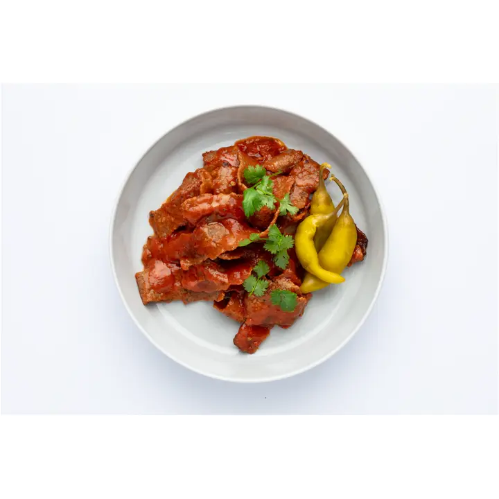 Herkku Kebab luumutomaattikastikkeessa