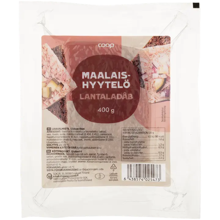 Coop maalaishyytelö 400 g
