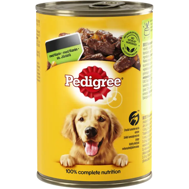 Pedigree Meaty Apetite riistaa ja porkkanaa 400g