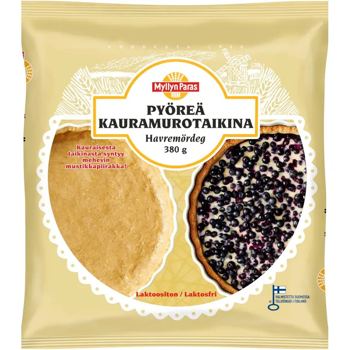 Myllyn Paras Pyöreä Kauramurotaikina 380g