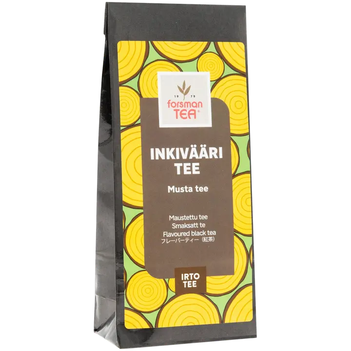 Forsman tea Inkivääritee musta maustettu irtotee 60 g