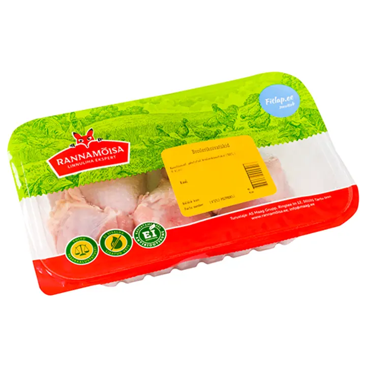 Rannamoisa Broilerikoivatükid 500G