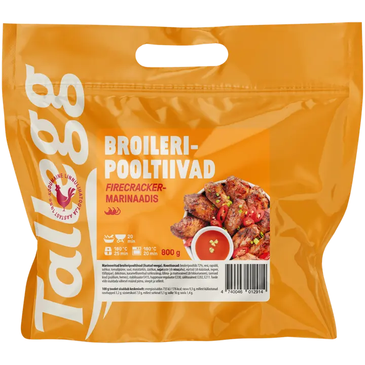 Tallegg Särtsakad Broileripooltiivad Firecracke