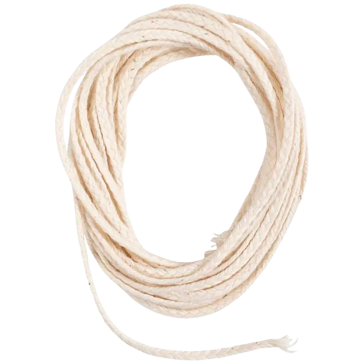 Sydänlanka, Soveltuu kastokynttilöille (halk. 30 mm) ja valukynttilöille (halk. 80–100 mm) , Lev: 2 mm, 100 g, 3 m/ 1 pkt