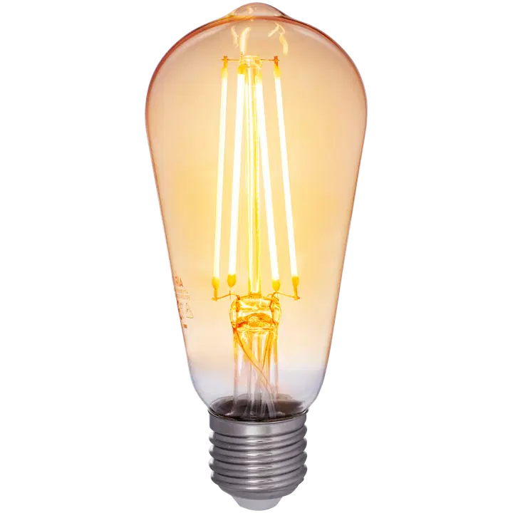 Airam LED AMBER antiikki Edison 4,5 W 360 lm 2200 K E27 kirkas himmennettävä