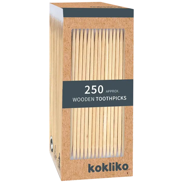 FSC hammastikkuja paperilaatikossa 250 kpl