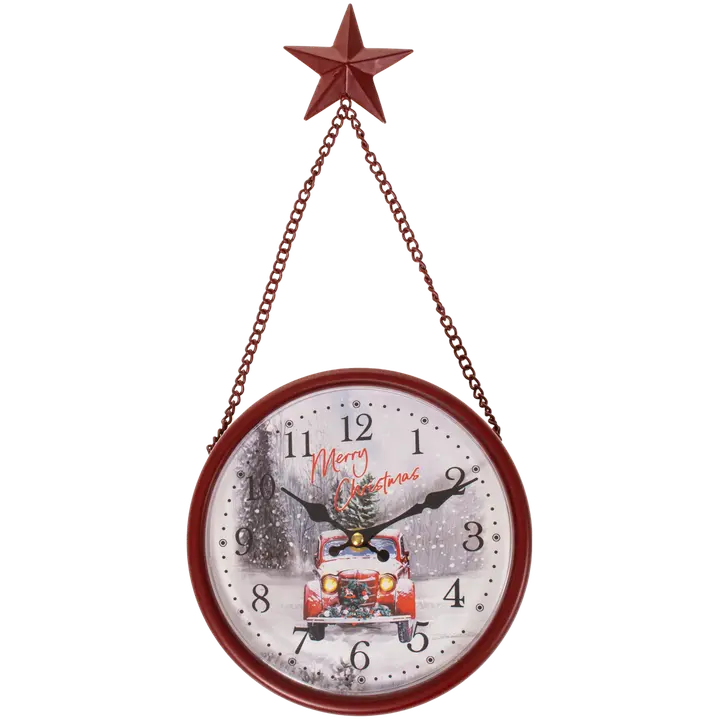 Seinakell jõuluauto  ø19,5 cm
