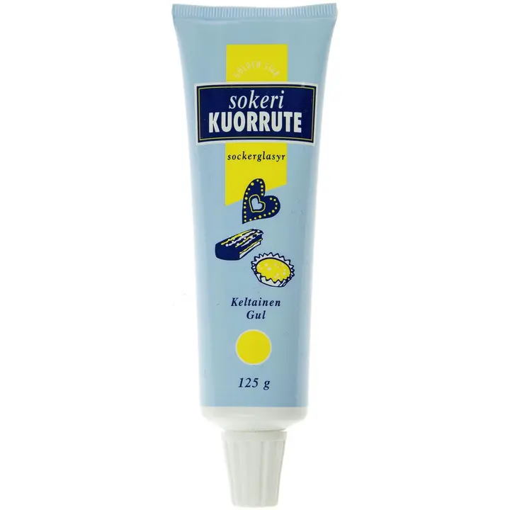 Golden Star 125g sokerikuorrute keltainen