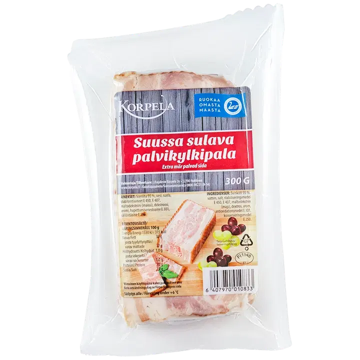 Korpela suussa sulava palvikylkipala 300g