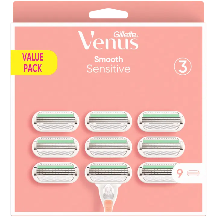 Gillette Venus Smooth Sensitive 9kpl terä