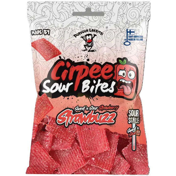 Cirpee Sour Bites Strawbuzz 120g