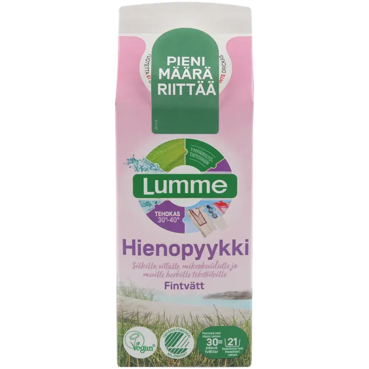 Lumme Hienopyykki pyykinpesuneste silkille, villalle, mikrokuidulle ja muille herkille tekstiileille 750ml