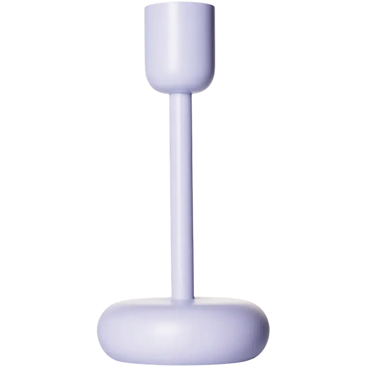 Iittala Nappula kynttilänjalka 183mm vaalea lila