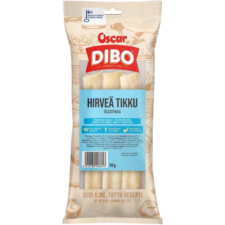DIBO Hirveä tikku puruherkku 50 g (3 kpl)